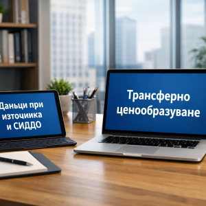 Онлайн обучение "Данъци при източника, СИДДО, трансферно ценообразуване" на 21 април 2026 г.